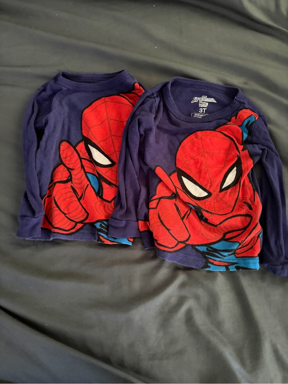 2 Spider-Man Toddler Long-Sleeve Top - Navy/Red